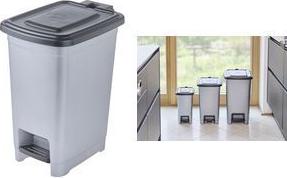 keeeper Olaf 25 L Pedal Bin Light Silver 1031416000000
