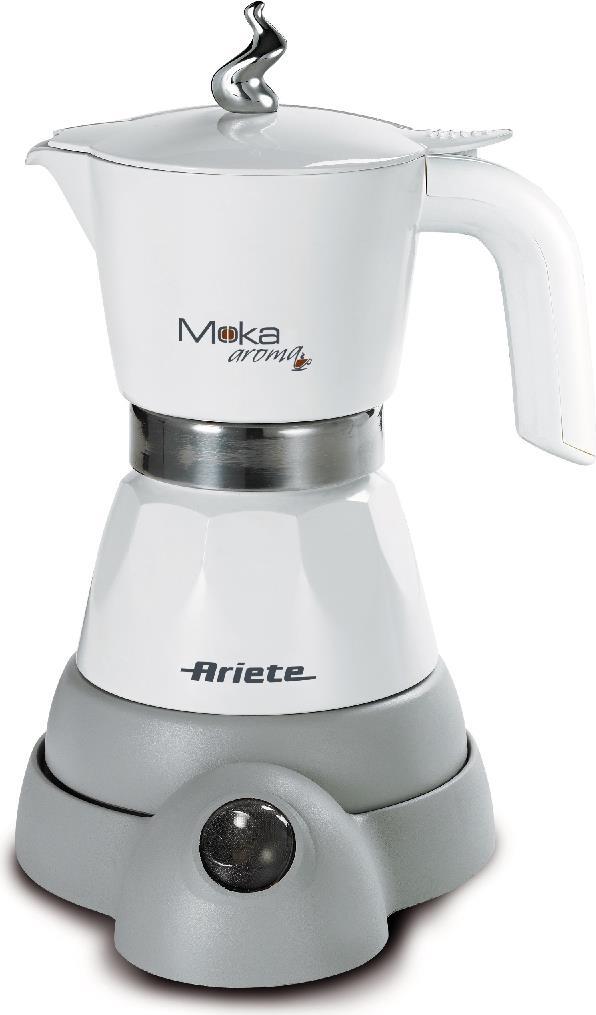 Ariete Electric Mocha Cup - Ground Coffee - 400 W - Grey/White (00M135810AR0)