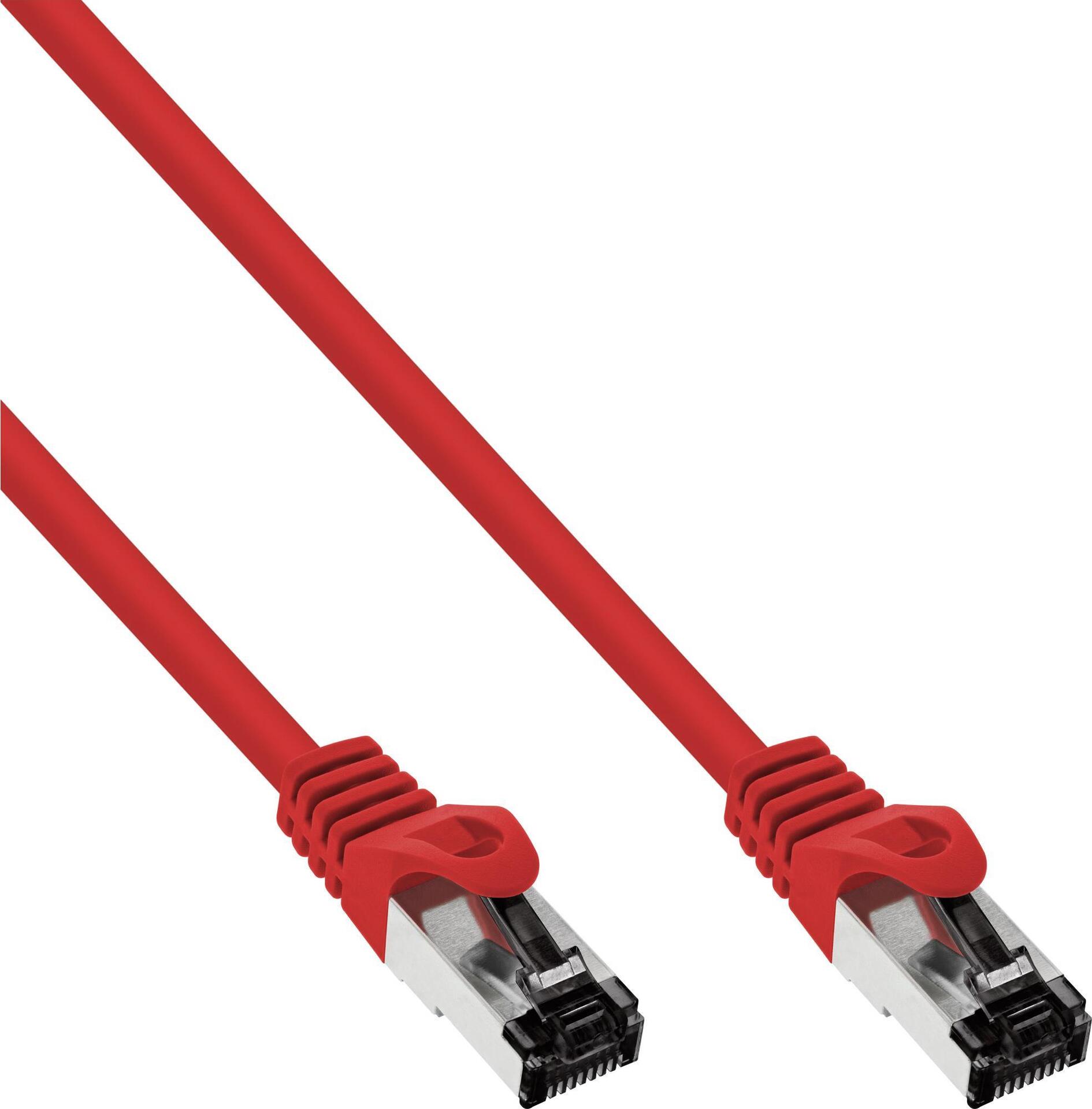 InLine Patch Cable RJ-45 (M) to RJ-45 (M) 15.0 m CAT 8.1 Red (78815R) 802.3af/IEEE 802.3at