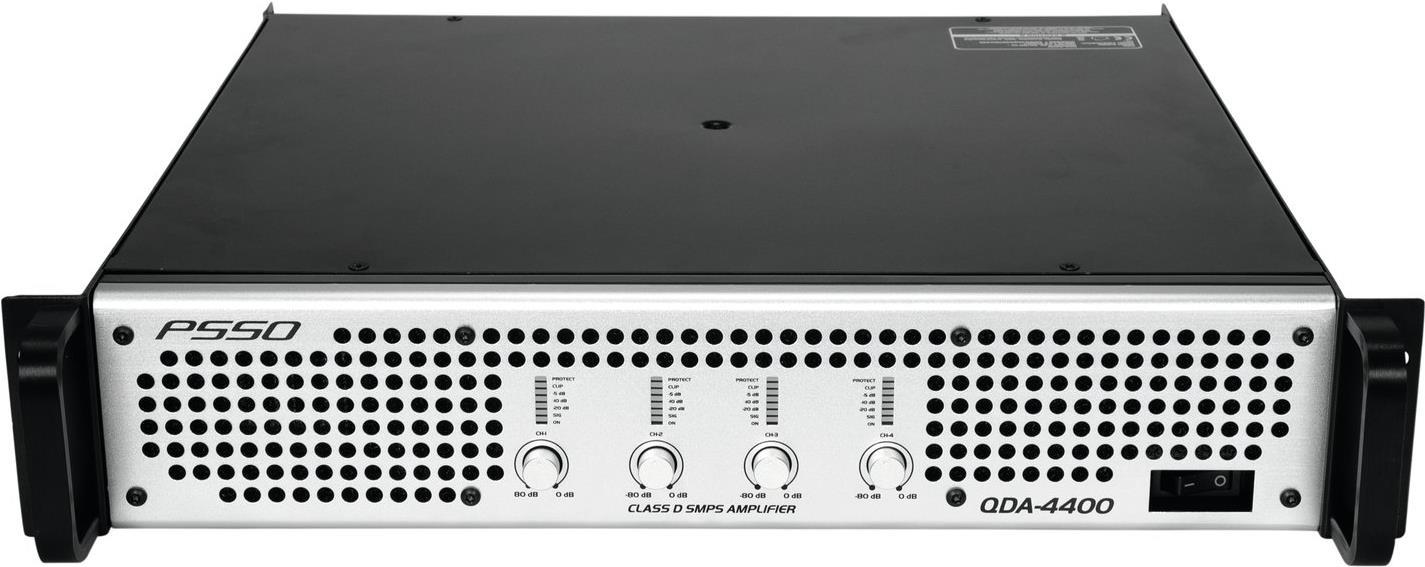 PSSO QDA-4400 4-Channel Power Amplifier 4 x 1100 W/4 Ohms (10451695)