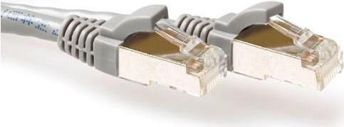 ACT Grey 15 m S/FTP CAT6A Patch Cable - Snagless with RJ45 Connectors (FB3015)