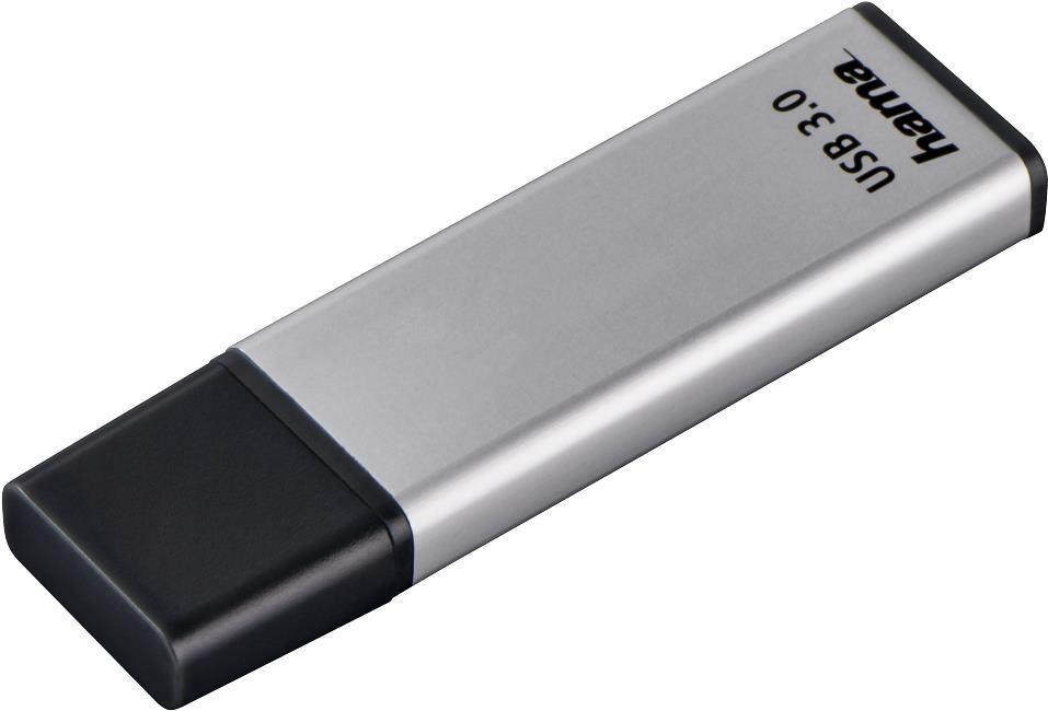 Hama FlashPen Classic - USB Flash Drive - 256GB - USB 3.0 - Silver - 00181055 USB3.0