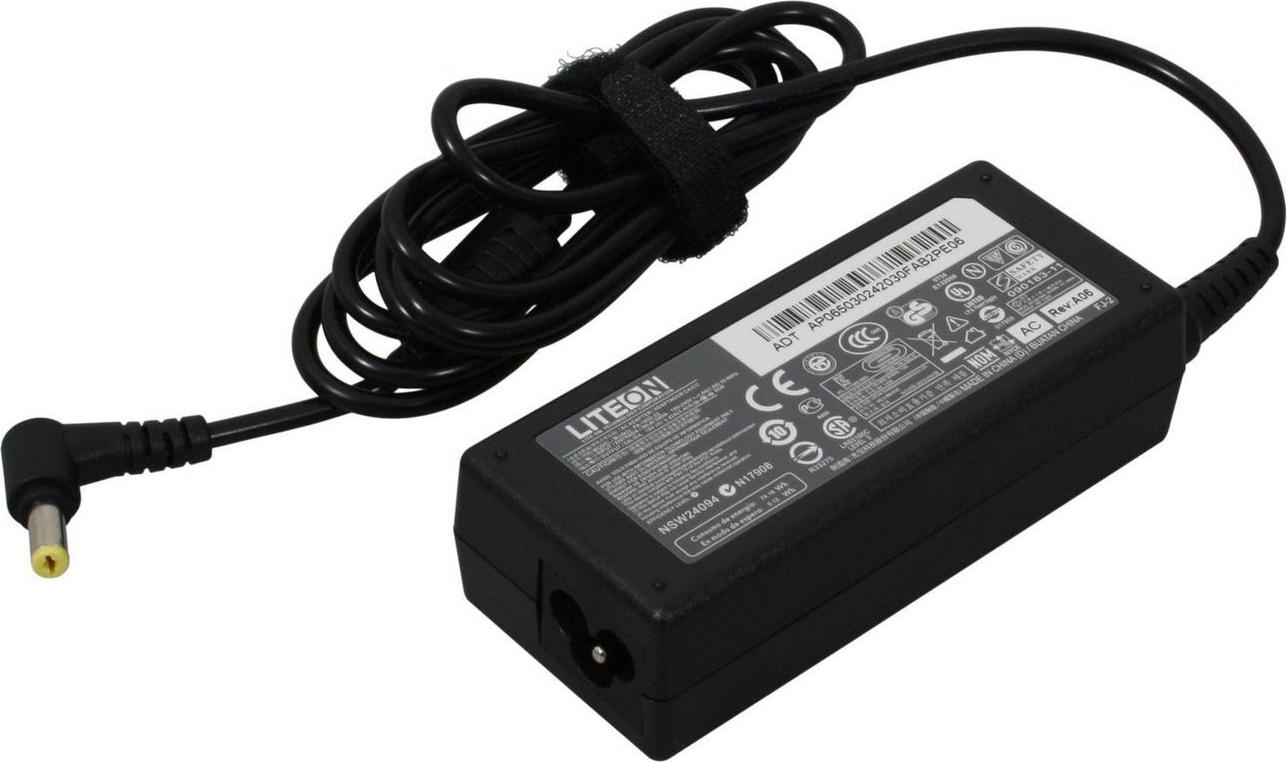 Acer AC Adapter 65W 19V YEL LF AP.0650A.015 ADAPTOR.65W.19V.YEL.LF
