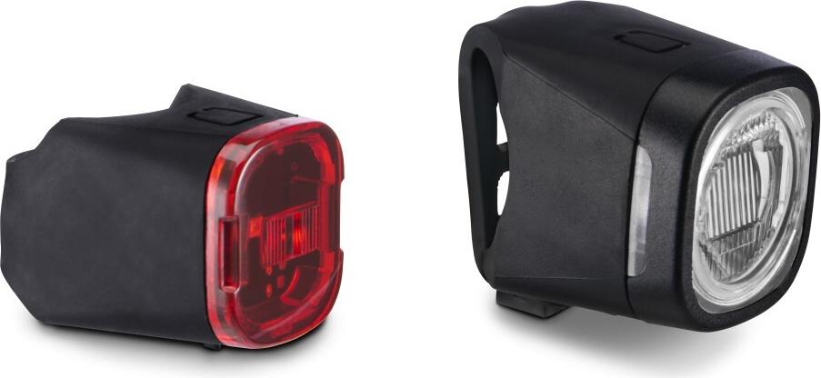 Hama Bicycle Light Set, Front and Rear LED, Rechargeable, USB-C (00185837)