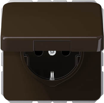 JUNG CD 1520 BFKL BR Socket Type F Brown CD1520BFKLBR