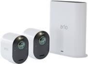 Arlo Ultra 2 Security System - Gateway + Kamera(s) - drahtlos (802,11b, 802,11g, 802,11n, 802,11ac, Bluetooth 4,2 LE) - 2 Kamera(s) - weiß (VMS5240-200EUS)