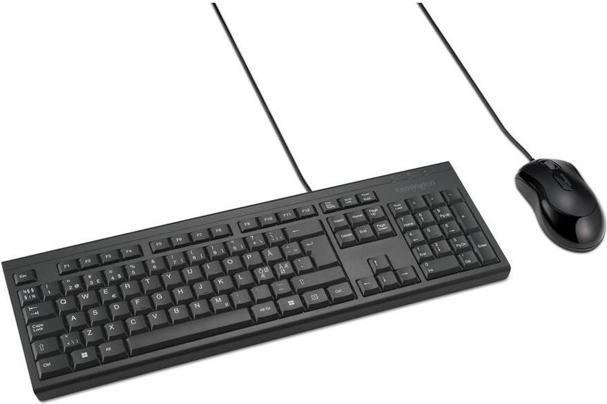 Kensington KM100 EQ Wired Desktop Set - Desktop - 59% Recycled Plastic - K75452PN