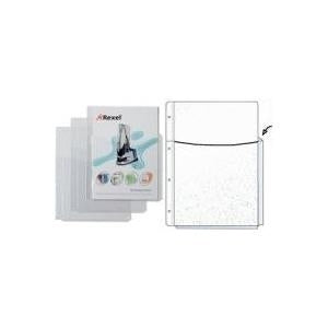 Rexel Faltentasche A4, Transparent, 210 x 297 mm (22679490)