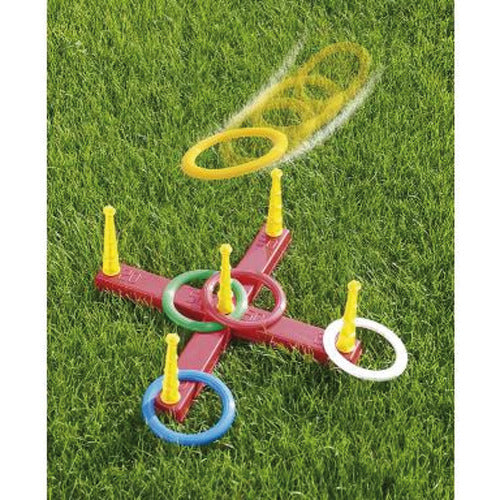 Ring Toss Game - 4 Colored Rings