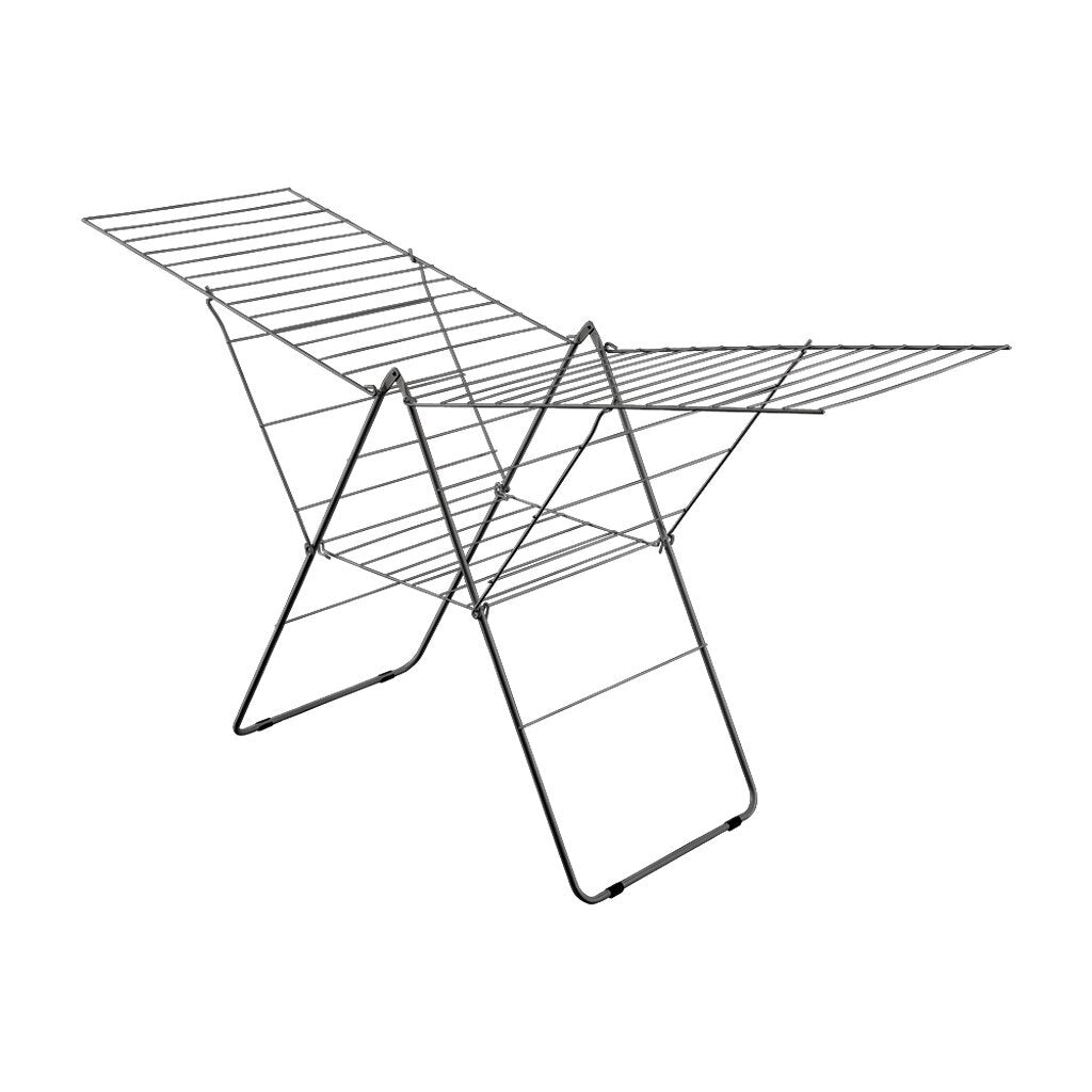 Metaltex Amsterdam Drying Rack 32 m Drying Line 208x64x104 cm Black