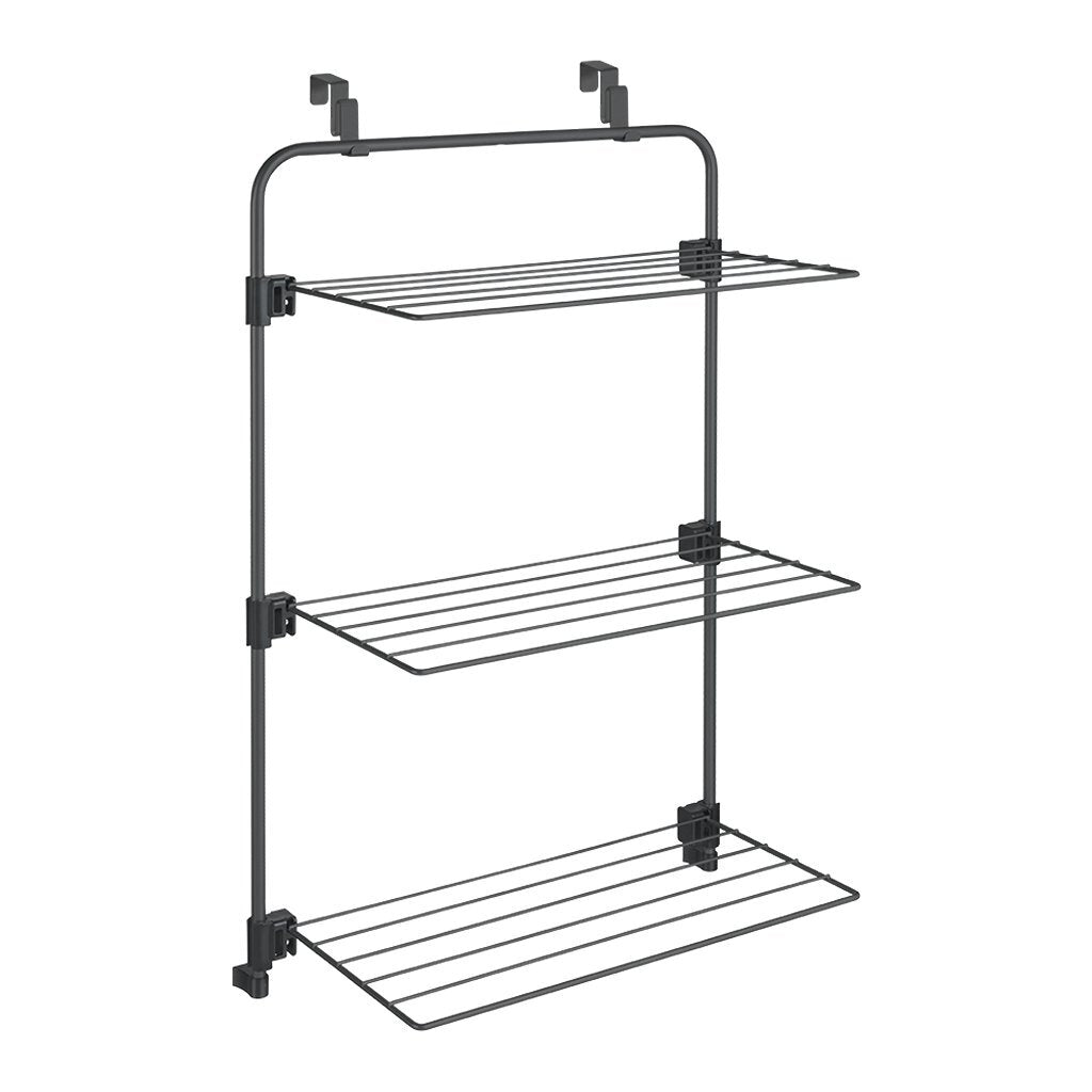 Metaltex Gale Drying Rack 11 m Drying Line Black 57x31x98 cm