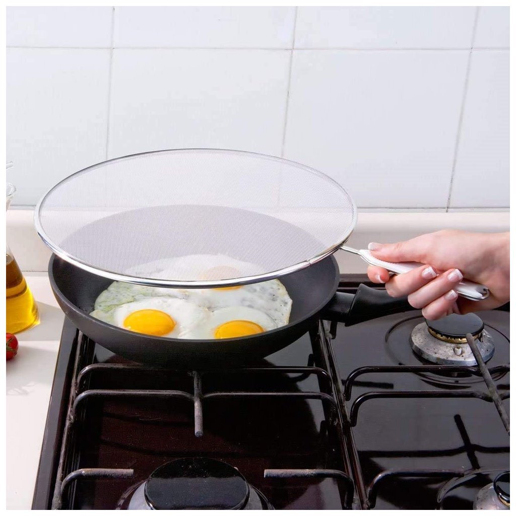 Metaltex Anti Spat Cover 33 cm Stainless Steel