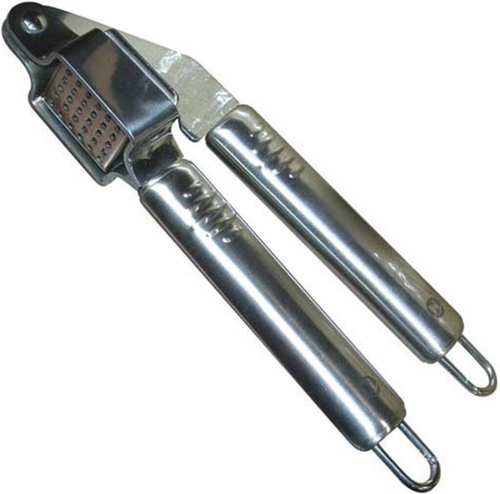 Tomado-Metaltex Imperial Serie Inox Garlic Press - Stainless Steel