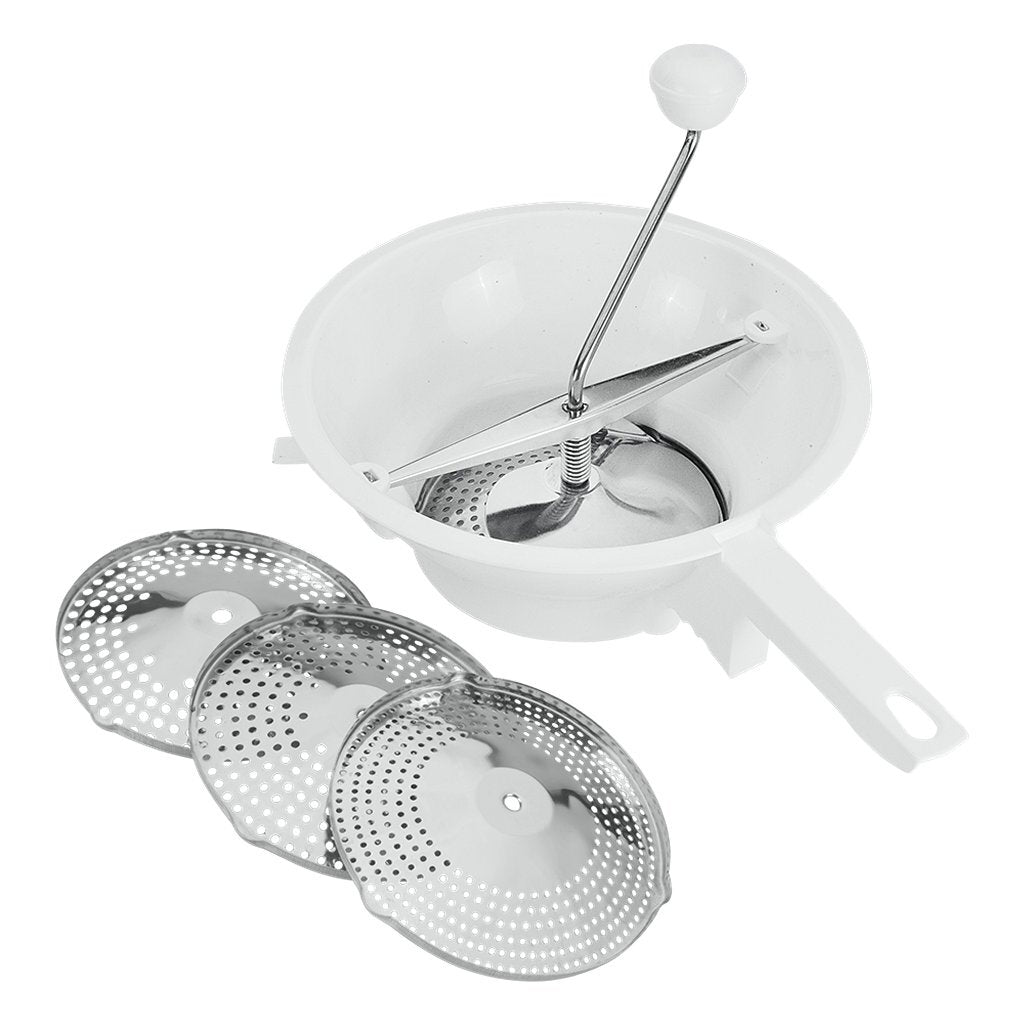 Metaltex Sieve 24 cm + 3 Stainless Steel Grates - Kitchen Strainer