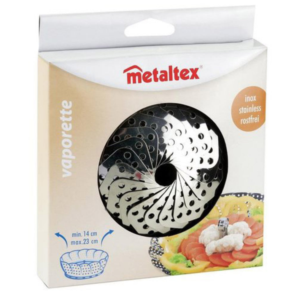 Metaltex Stainless Steel Steamer Basket 14-23 cm