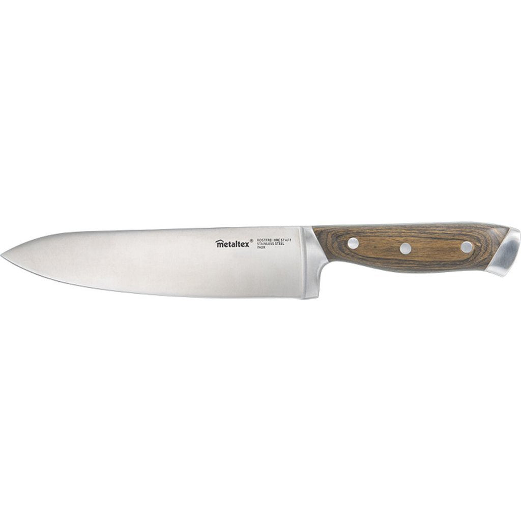Metaltex Heritage Chef's Knife with Wooden Handle 34 cm