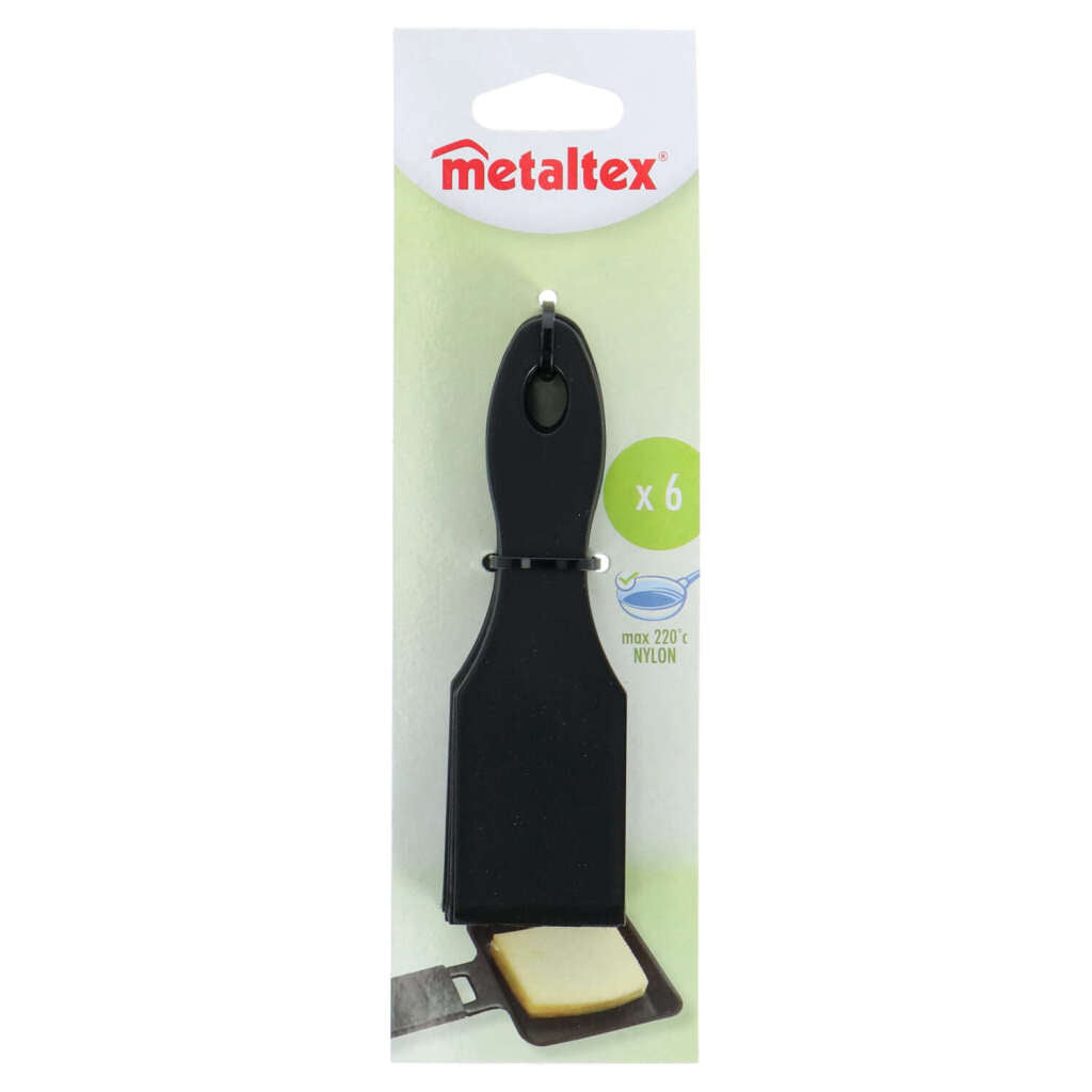 Metaltex Gourmet Spatulas 14 cm 6 Pieces Black/Nylon