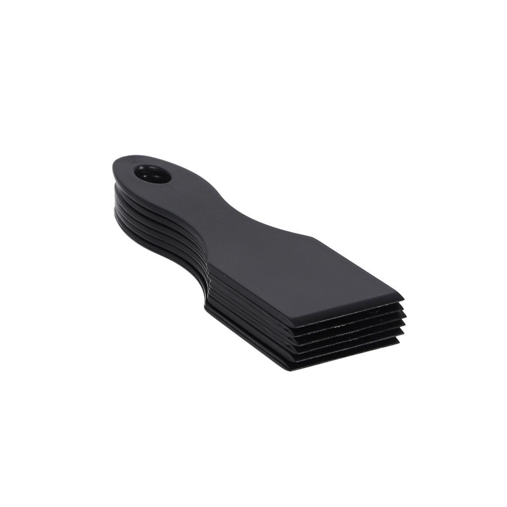 Metaltex Gourmet Spatulas 14 cm 6 Pieces Black/Nylon