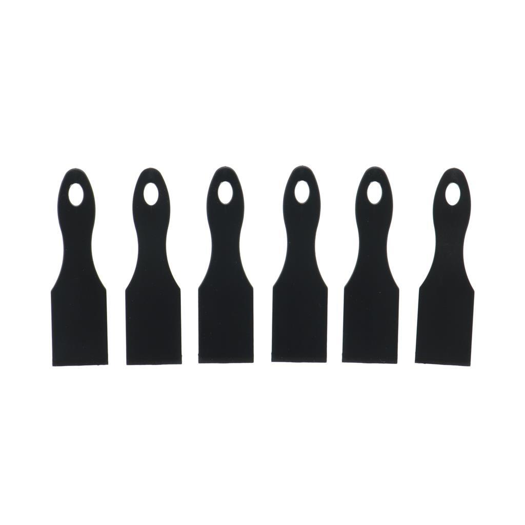 Metaltex Gourmet Spatulas 14 cm 6 Pieces Black/Nylon