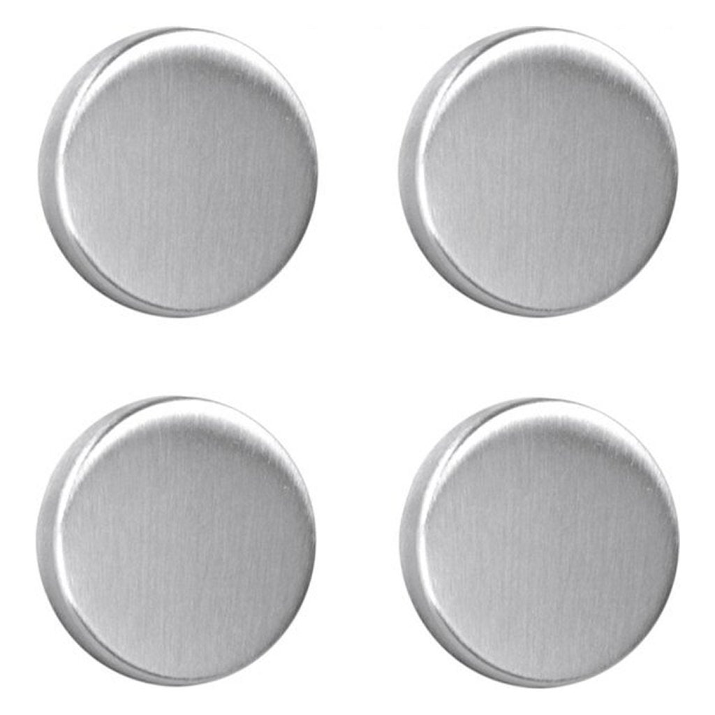 Metaltex Round Magnets 4 Pieces Stainless Steel