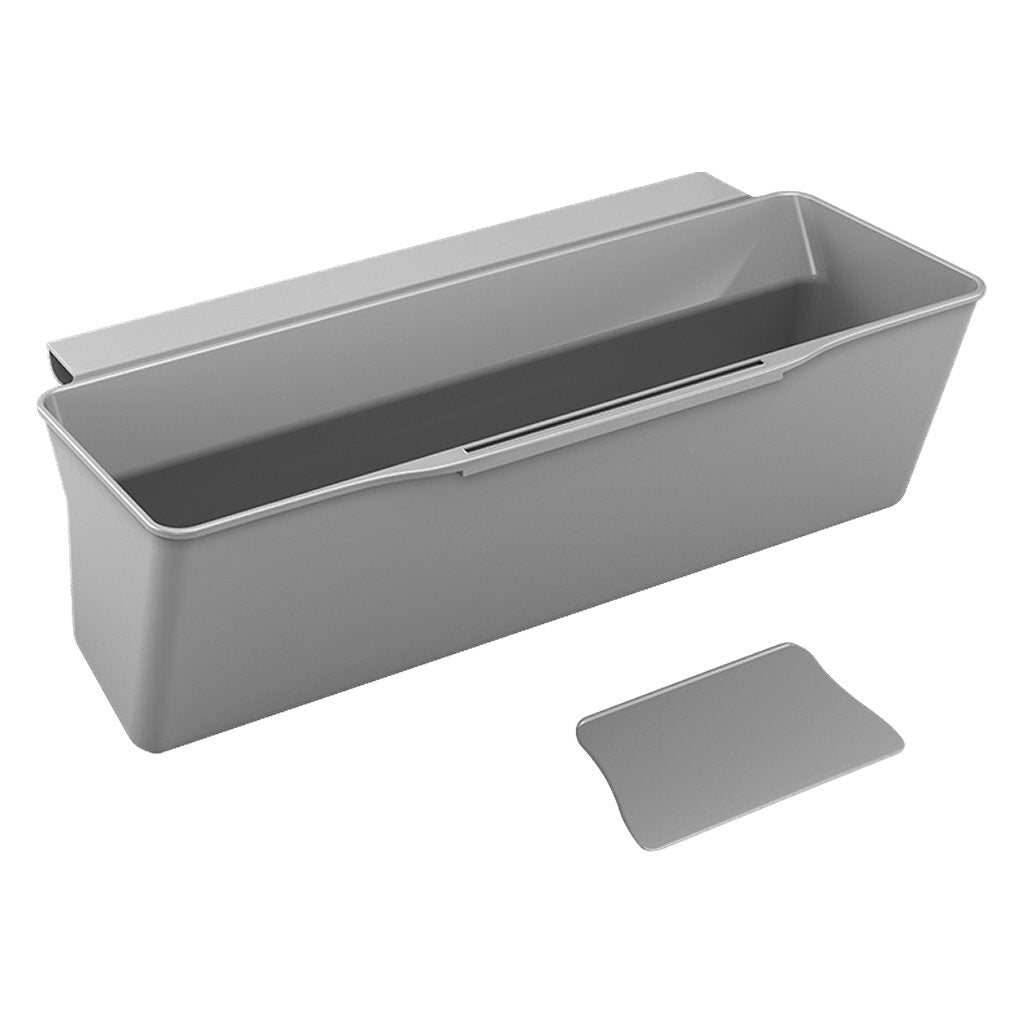 Metaltex Clean Tex Countertop Waste Bin 35x16x13 cm Grey