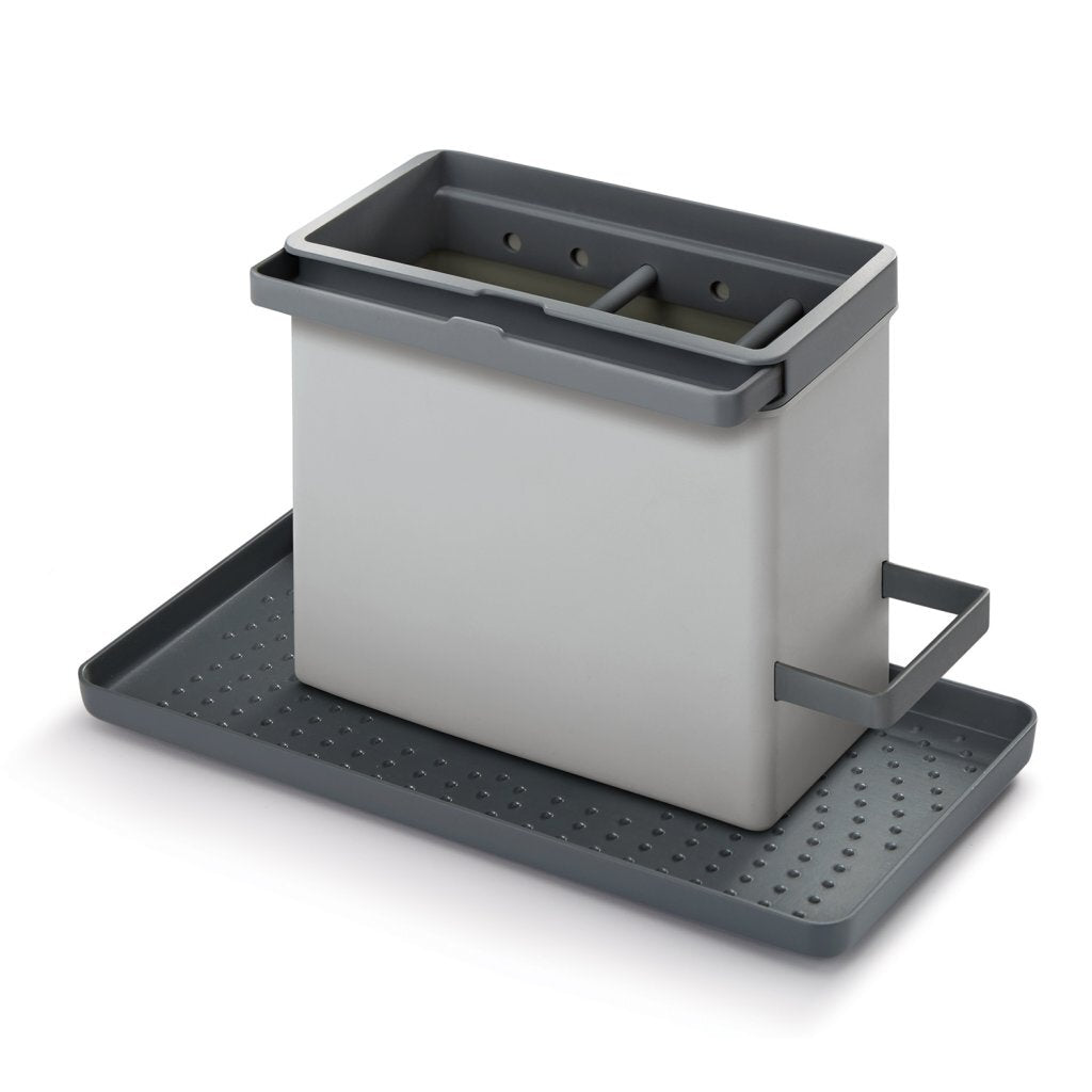 Metaltex Kitchen Helpers Tidy Tex Sink Organizer 24x13x14 cm Grey