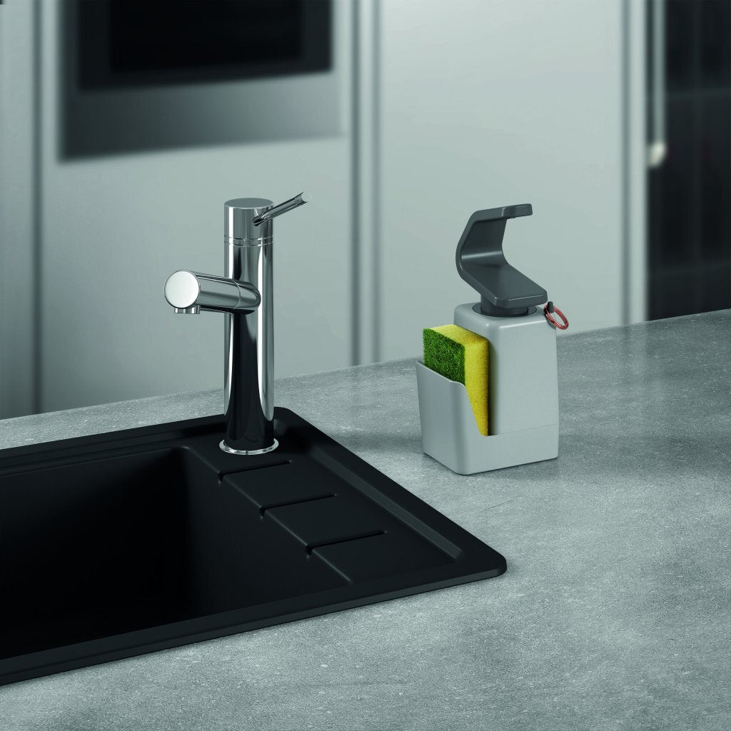Metaltex Soap-Tex Soap Dispenser 11x8x22 cm Grey