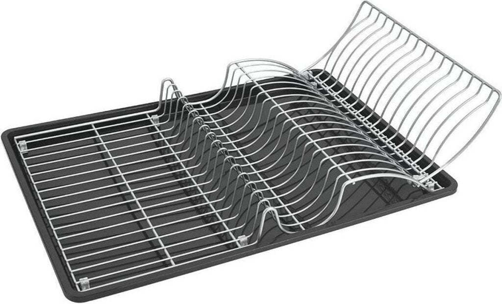 Metaltex Wingtex Drying Rack 51x31 cm Anthracite/Silver 2-piece