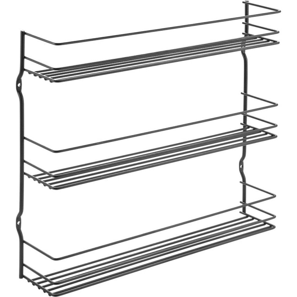 Metaltex Pepito Spice Rack 3 Tiers 36x32x8 cm Black