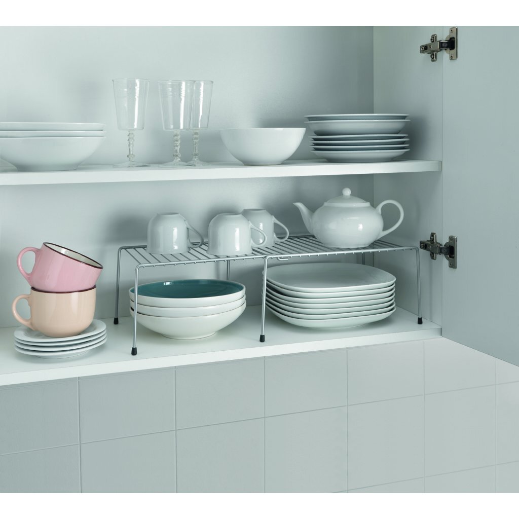 Metaltex Extendable Rack 24x15x33/57 cm Silver