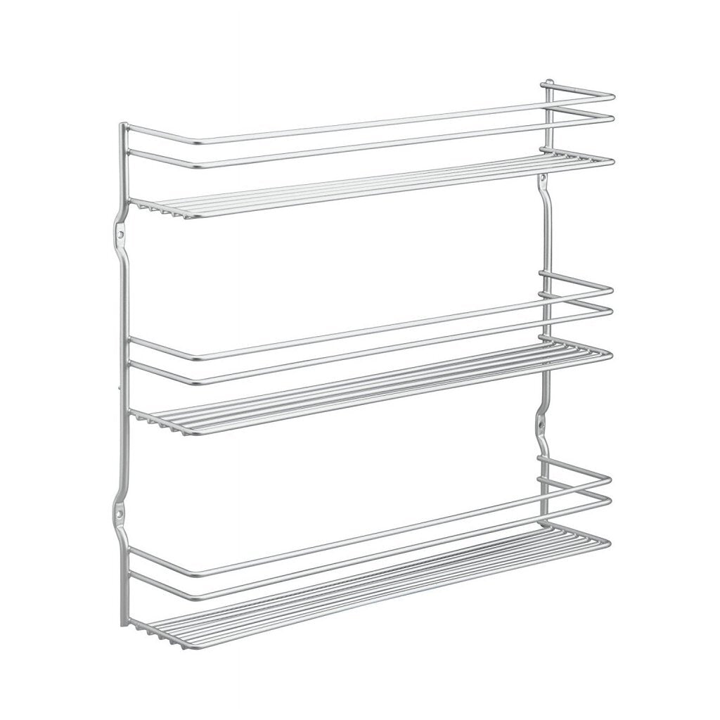Metaltex Pepito Spice Rack 3 Tiers 36x32x8 cm Silver