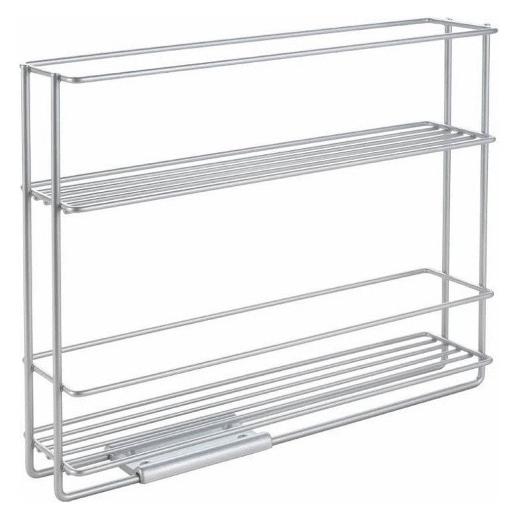Metaltex Extendable Spice Rack 6x28x22 cm Silver