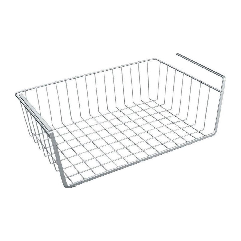 Metaltex Kanguro Storage Basket 40x26x14 cm Silver