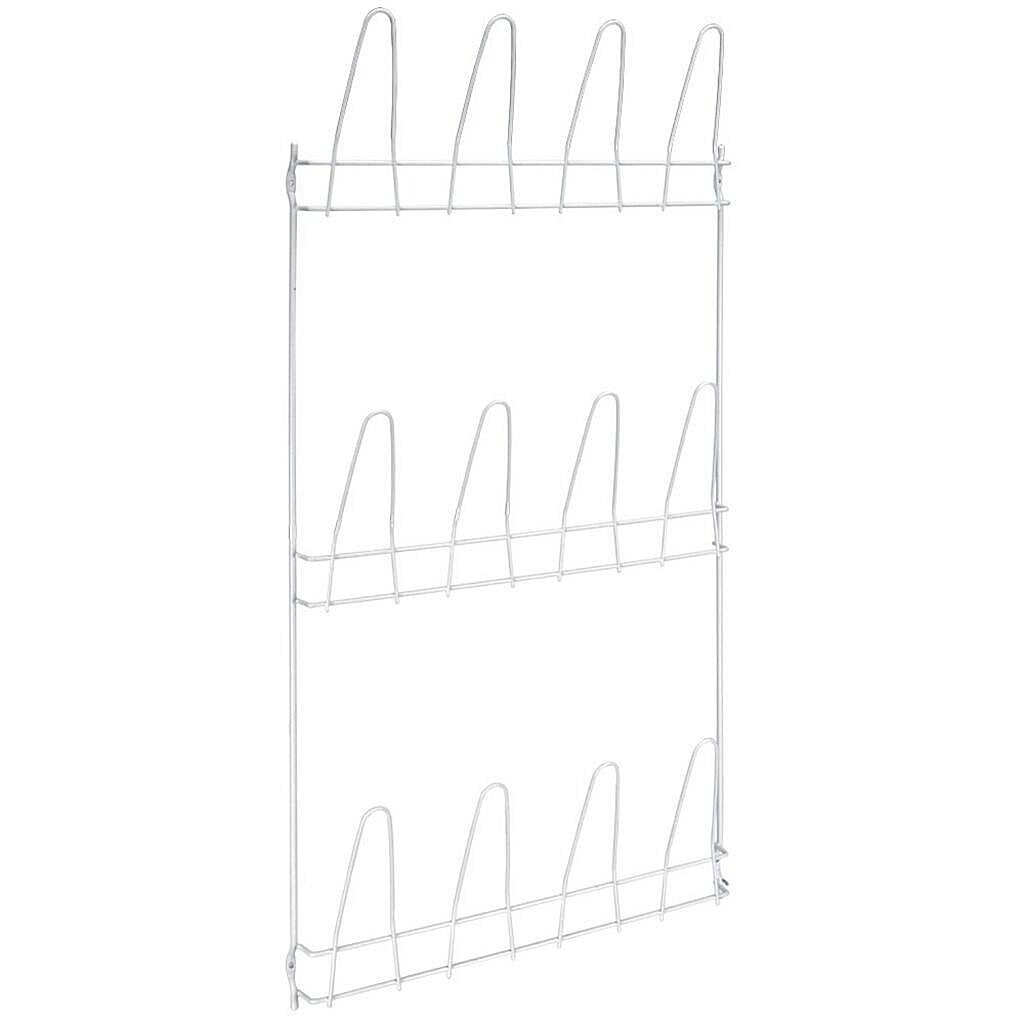 Metaltex Wall Shoe Rack 6 Pairs 41x77 cm White