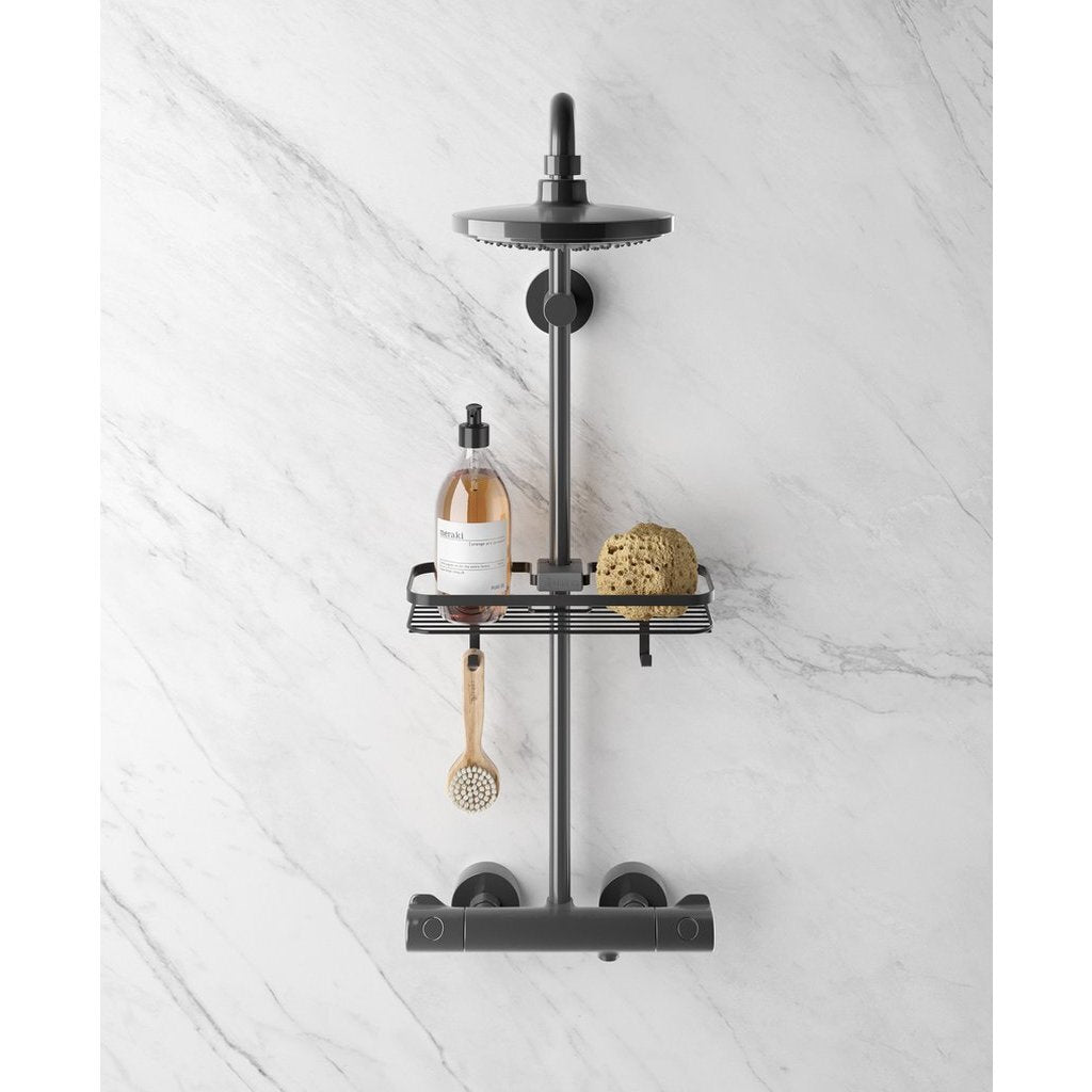Metaltex Shower Rack Matte Black - 29 x 11 x 9 cm 29x11x9