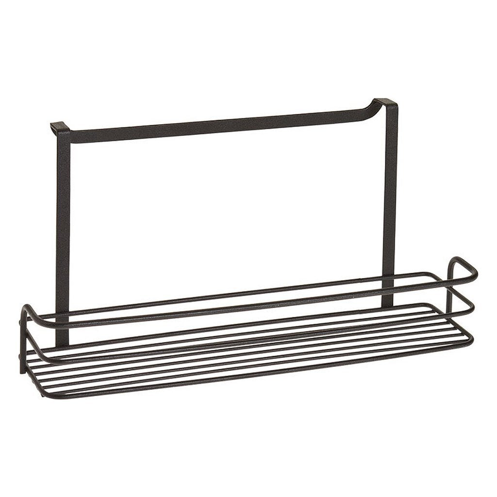 Metaltex Bathroom Shelf Black - 34 x 11 x 17 cm 34x11x17
