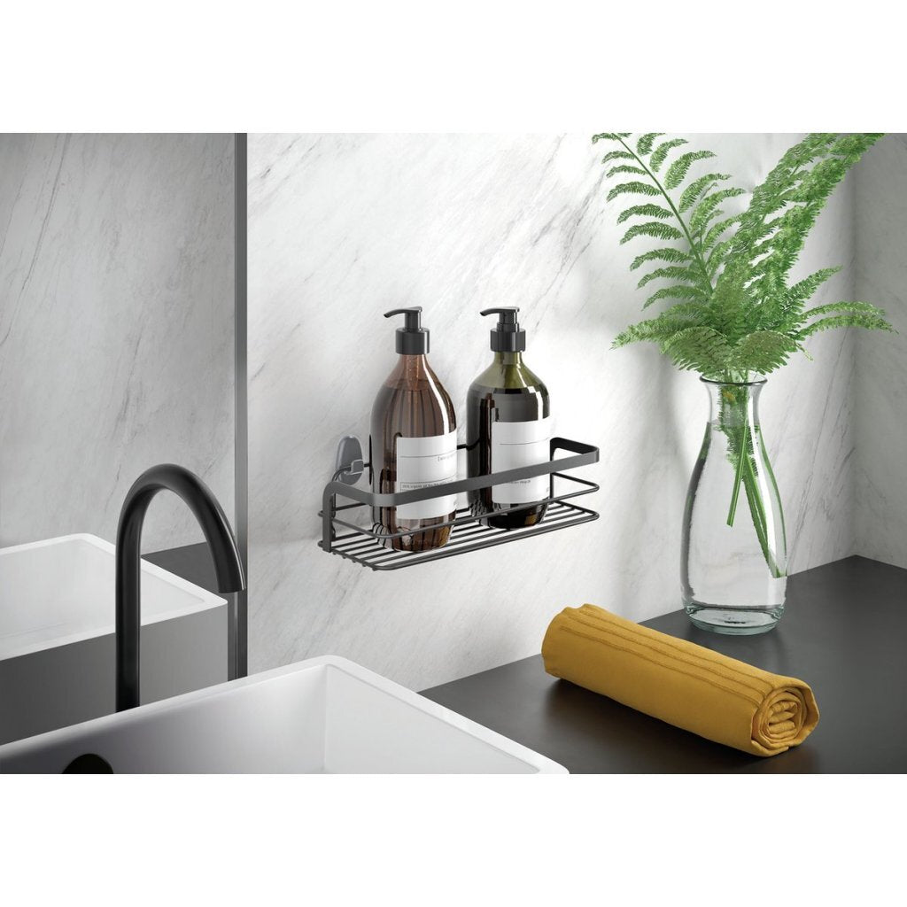 Metaltex Shower Rack Black - 26 x 10 x 6 cm 26x10x6