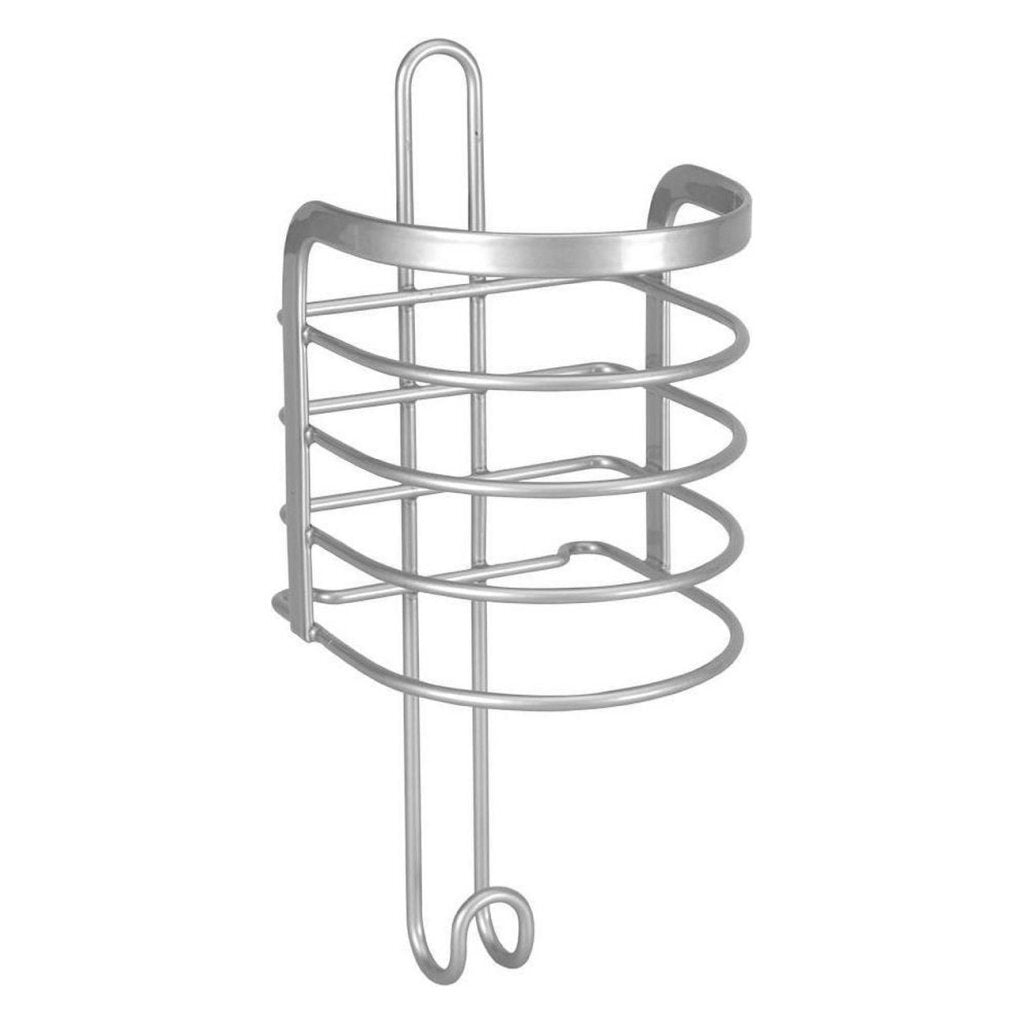 Metaltex Viva Hair Dryer Holder 10x10x25 cm Silver