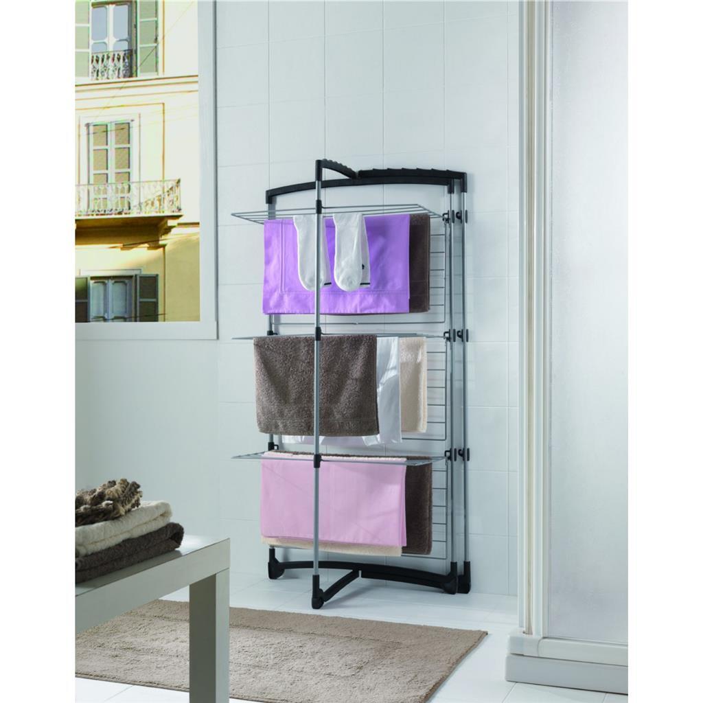 Tomado Metaltex Drying Tower Fortino 3 25 M 69x64x134 cm Silver