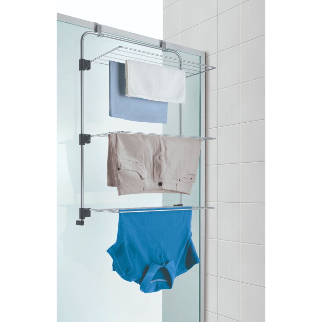 Tomado Metaltex Drying Rack Gale Door Hanger 11 M Silver-grey