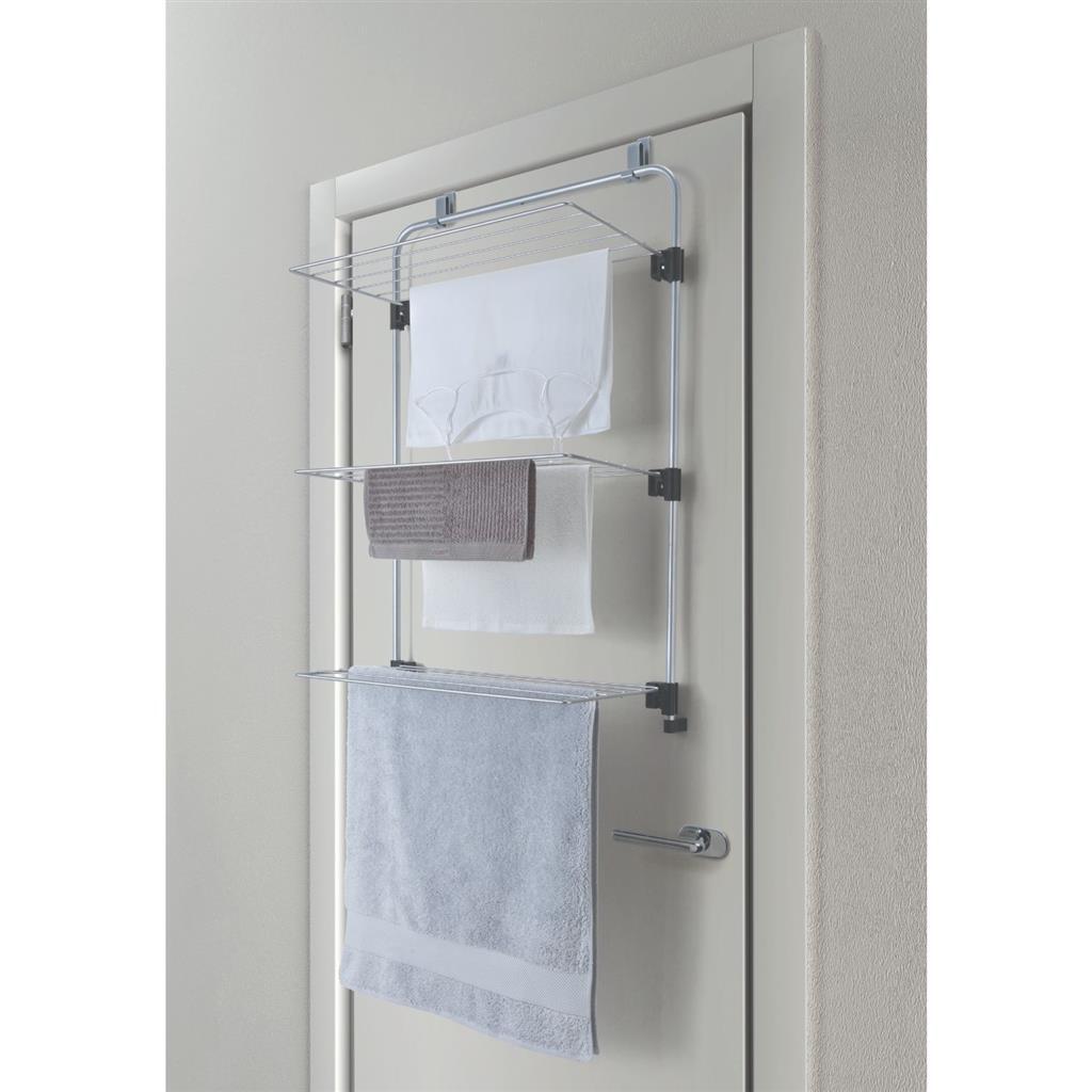 Tomado Metaltex Drying Rack Gale Door Hanger 11 M Silver-grey