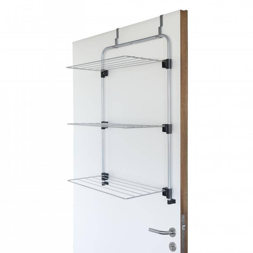 Tomado Metaltex Drying Rack Gale Door Hanger 11 M Silver-grey