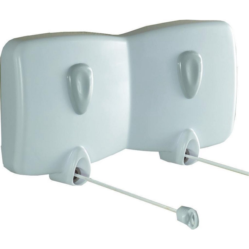 Metaltex Malaga Wall Drying Rack 10 m Drying Length White
