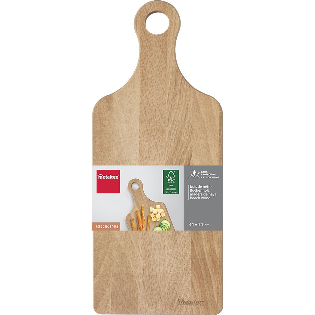 Metaltex Beechwood Board with Handle 34x14 cm