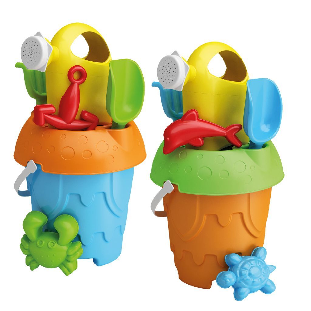 7-Piece Bucket Set - Fresh Colors for Ages 1+