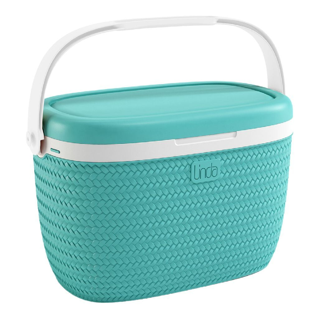 Linda Cooler 18 L Turquoise/White