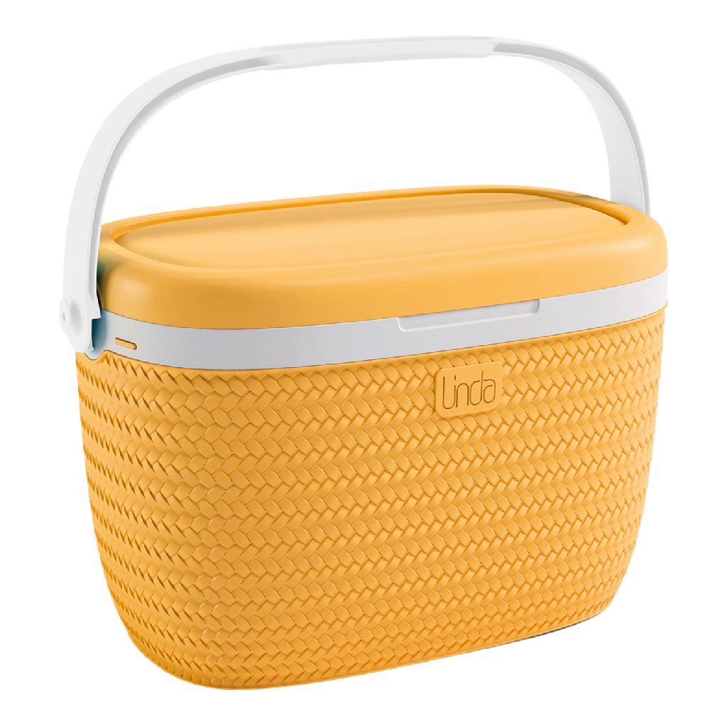 Linda Cooler 18 L Yellow/White