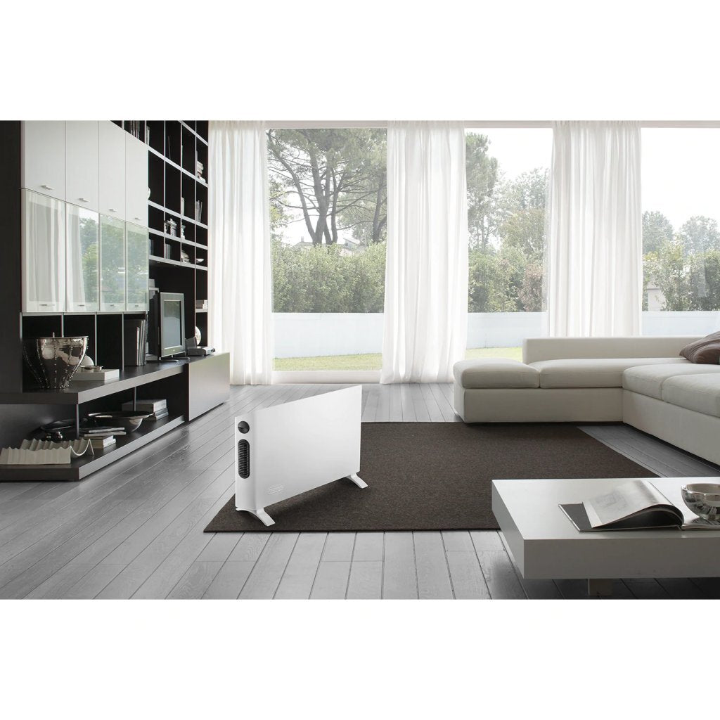 DeLonghi HSX4320E Slim Style Convector Heater 2000W White