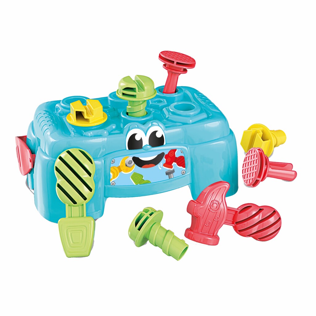 Clementoni Baby Workbench 9-Piece Toy - For Children 10 Months+