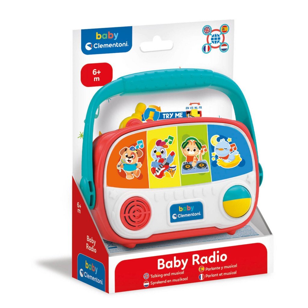 Clementoni Baby Radio - Activity Center with Light and Sound